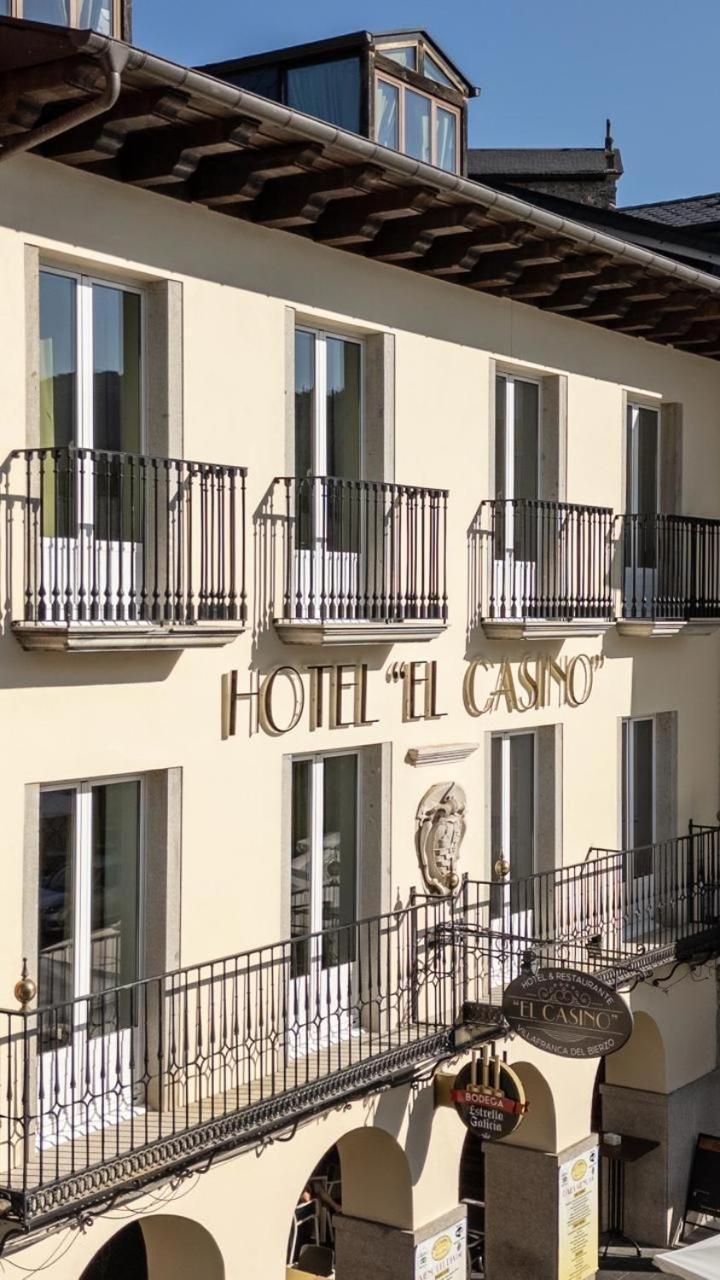 Hotel & Restaurante El Casino ビジャフランカ・デル・ビエルソ エクステリア 写真
